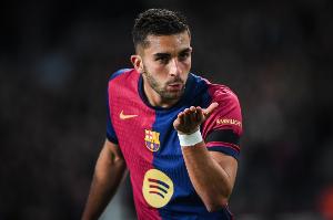 注册投注-阿斯预测巴萨首发：费兰担任中锋，阿劳霍&amp;奥尔莫先发出战